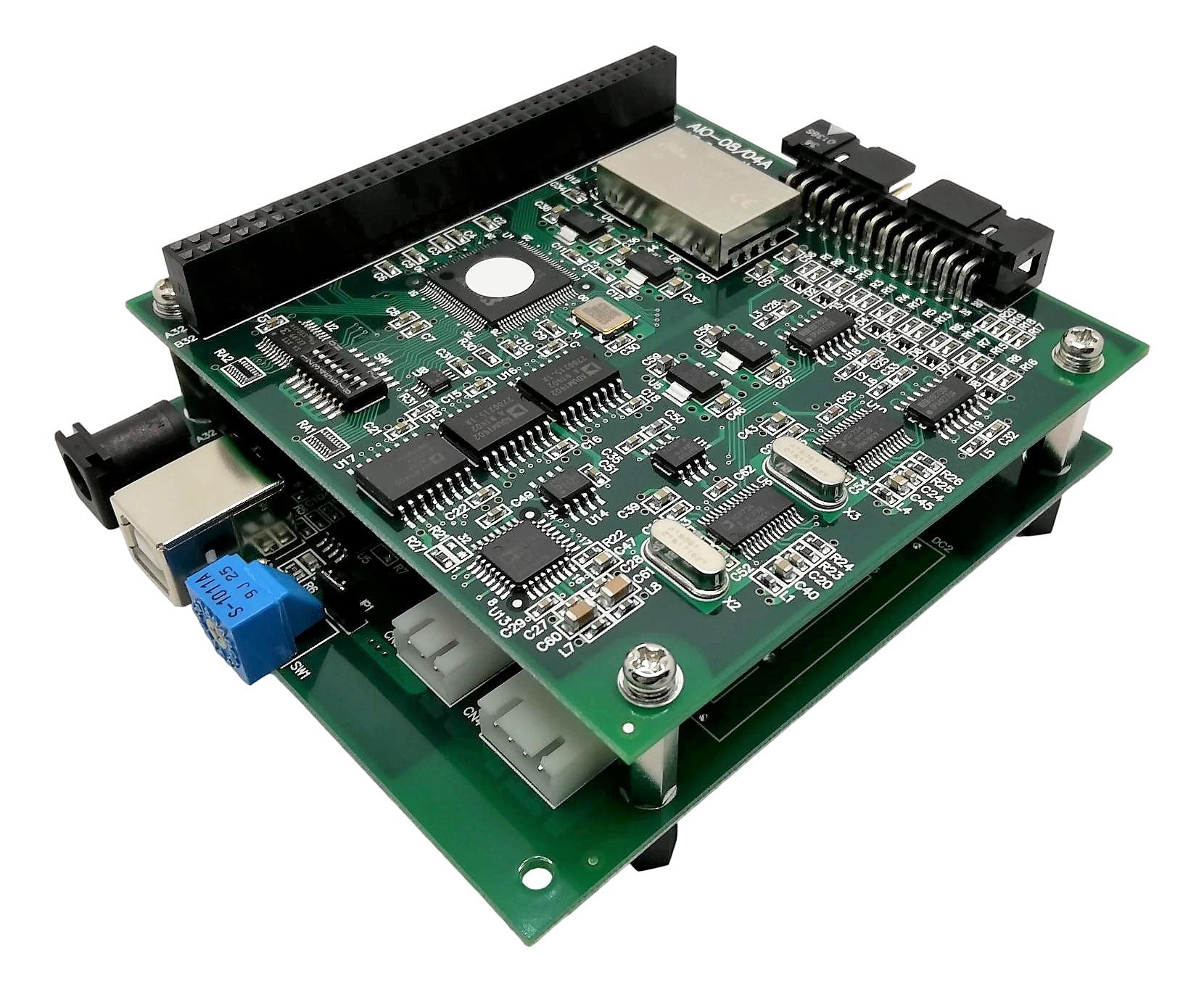 ワイツー USB2.0対応アナログ入出力ユニット AIO-84A-U AIO-160802AY