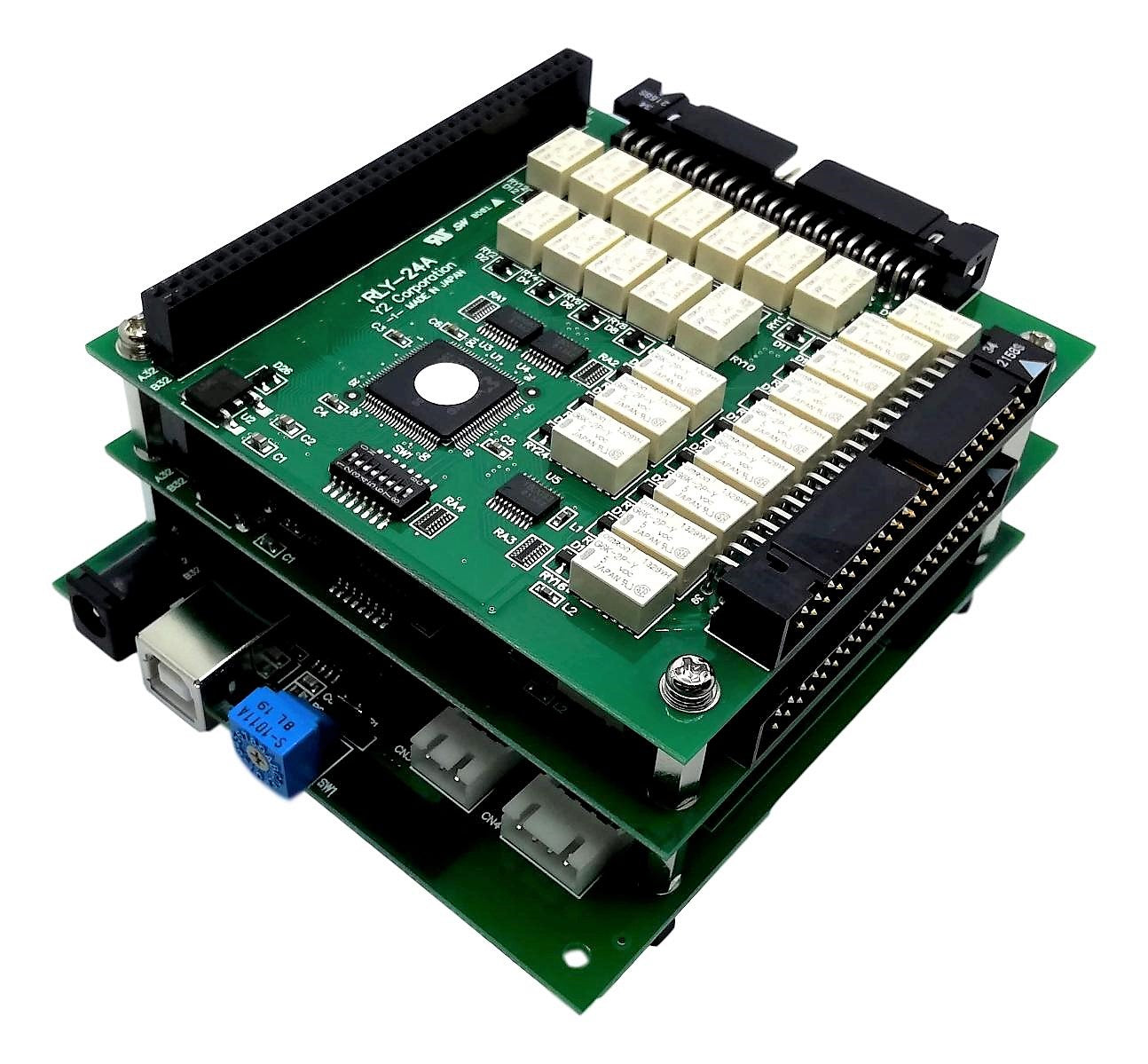 ワイツー USB 2.0対応 リレー出力ユニット（リレー制御ユニット） RLY